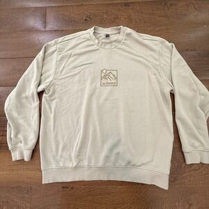 Adidas Terrex Men's Large Crewneck Sweater Hike Double Long Sleeve